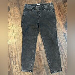 Good American Charcoal Skinny Jeans